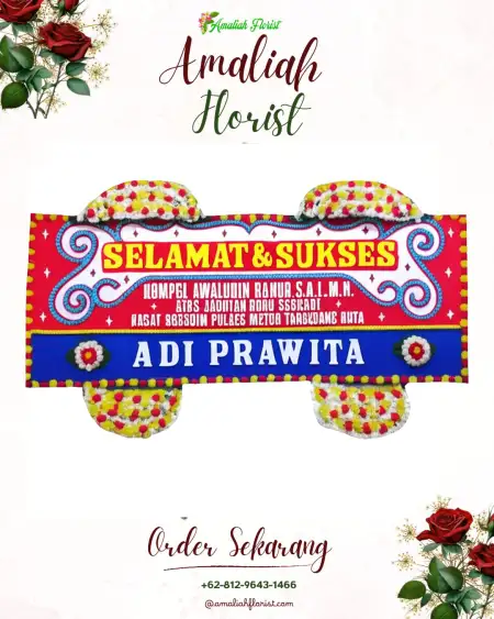 Papan Bunga Ucapan Selamat Nambakan